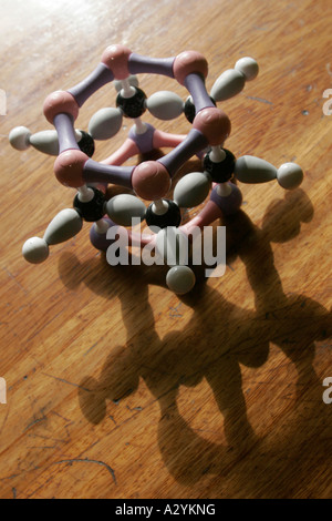 DNA molocule model Stock Photo