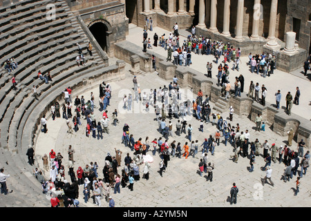 Roman amphitheater, Bosra, Syria, Middle East Stock Photo