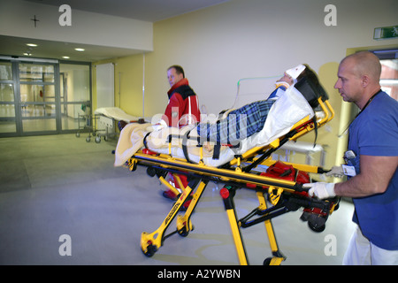 DEU Germany casualty unit emergency room of a hospital Stock Photo