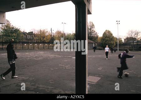 hackney downs school set to be closed by government in 1995 due to poor performance conditions breaktime 1994 Stock Photo