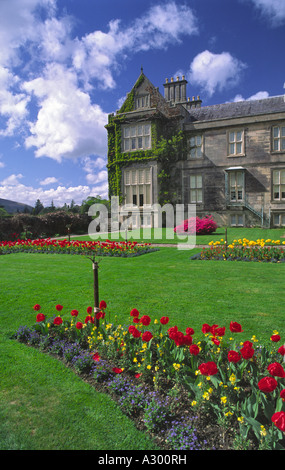 Summer flowers in the garden of Muckross House. Killarney National Park, County Kerry, Ireland. Stock Photo
