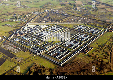 Aerial view of Maze Prison, Northern Ireland Stock Photo