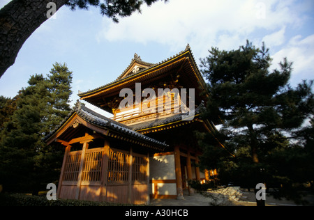 A pagoda at the Daisen-in temple building Kyoto Japan Stock Photo