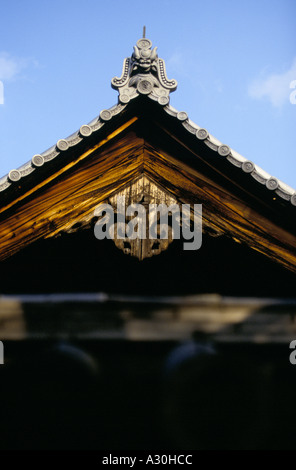 detail of a pagoda at the Daisen in temple Kyoto Japan Stock Photo