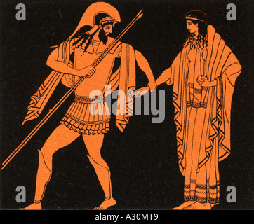 Marriage  Ancient Greece Stock Photo