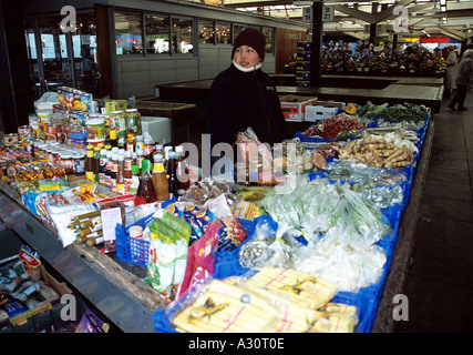 Thai Food Market Stall Leicester Stock Photo