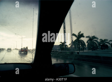 highway from car florida usa Stock Photo