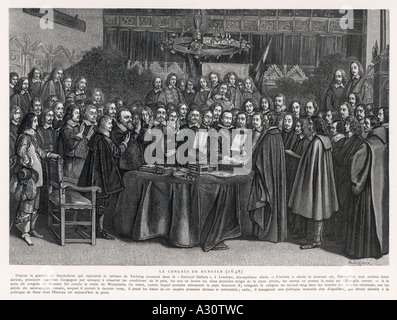Treaty of Westphalia. 1648 Stock Photo - Alamy