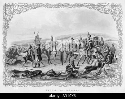 The Battle of Talavera, 2728 July 1809 Stock Photo 169570891 Alamy