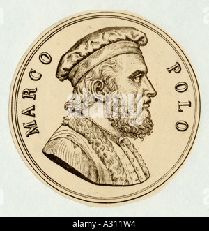 Marco Polo Medallion Stock Photo