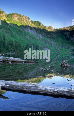 Big Greider Lake in the Cascade Mountain Range, Washington, USA Stock Photo