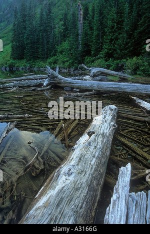 Big Greider Lake in the Cascade Mountain Range, Washington, USA Stock Photo