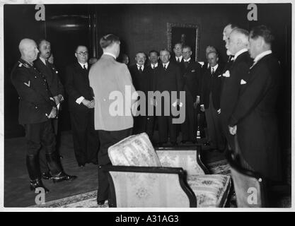 Hitler Hoteliers 1936 Stock Photo