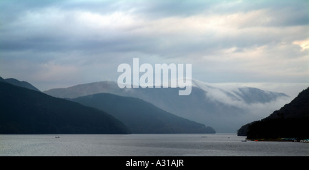 Ashinoko or Lake Ashi (725m above sea level). Fuji-Hakone-Izu National Park. Hakone, Kanagawa prefecture. Japan Stock Photo