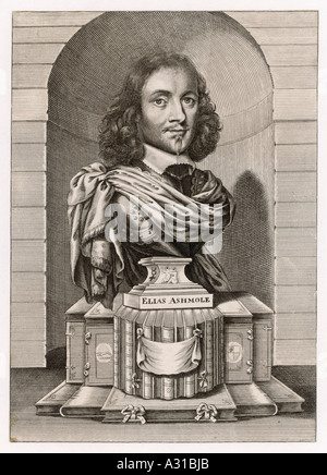 ELIAS ASHMOLE Antiquary (Ashmolean Museum) and astrologer Date: 1617 ...