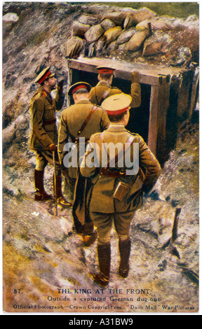 George V Wwi Dug Out Stock Photo