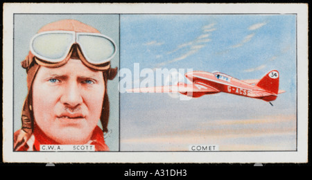 Scott Comet Plane Stock Photo