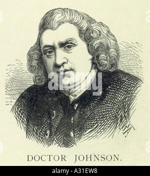 Samuel Johnson 1709 1784 Stock Photo