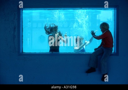 butlins 50 years swimming pool at skegness Stock Photo