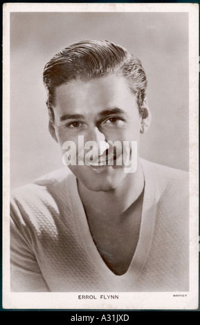 Errol Flynn Warner Stock Photo