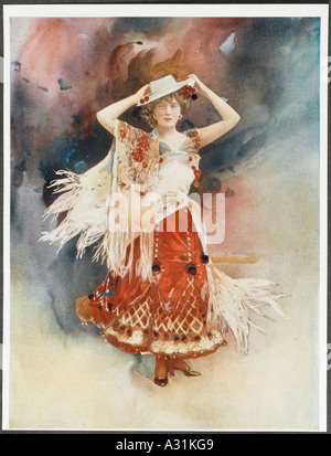 Evie Greene Kitty 1903 Stock Photo
