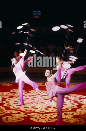 peking circus china Stock Photo