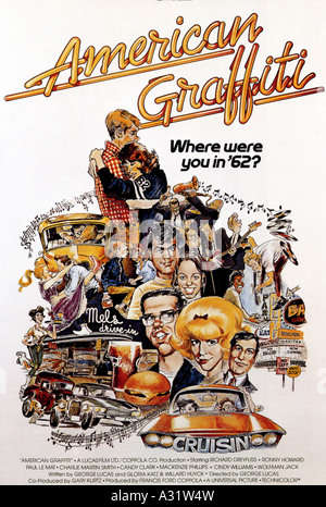 American graffiti 1973 poster hi-res stock photography and images