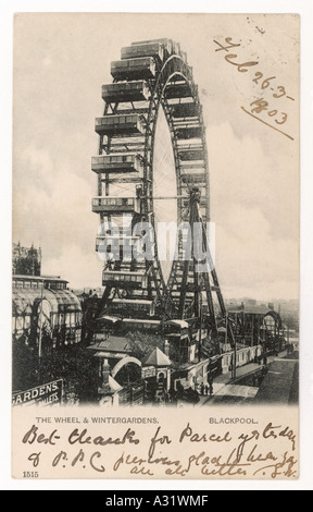 Blackpool Big Wheel 1903 Stock Photo