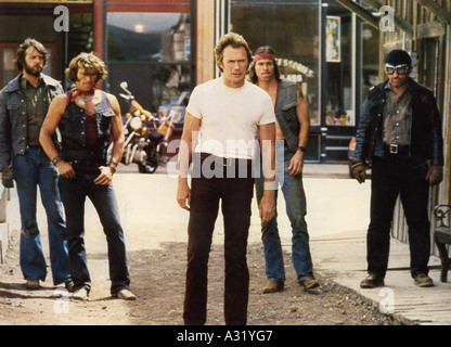 EVERY WHICH WAY BUT LOOSE Clint Eastwood in the 1978 Warner film Stock Photo