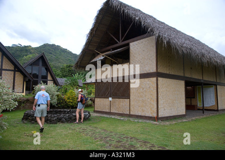 Paul Gauguin Cultural Center Atuona Hiva Oa Marquesas French Polynesia Stock Photo
