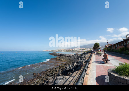 Costa Adeje, Playa de las Americas, Tenerife, Canary Islands, Spain Stock Photo