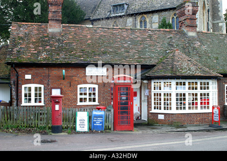A rural post office at Clifton Hampden, Oxfordshire. Stock Photo