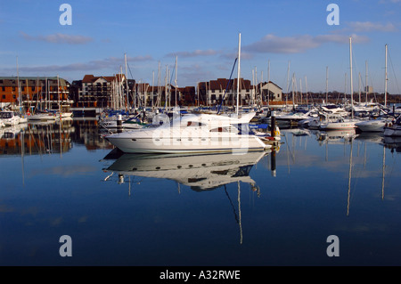 Ocean Village Marina, Southampton, Hampshire, England, UK, GB. Stock Photo