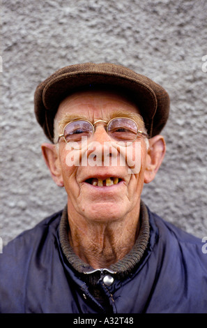 A portrait of  an elderly man. Stock Photo