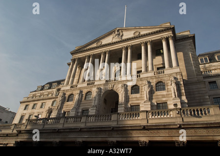 Bank of England on Threadneedle Street in the heart of London financial district Stock Photo