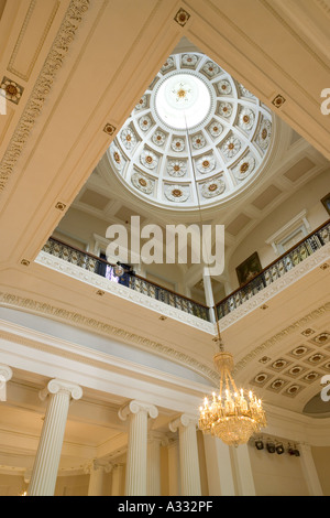 Interior of Pittville Pump Room at Cheltenham Spa, Gloucestershire Stock Photo