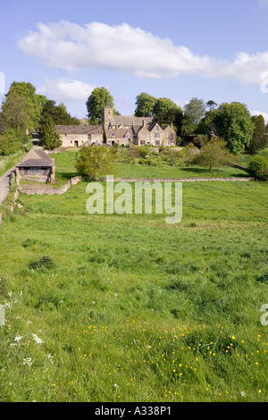 The Cotswold village of Hazleton, Gloucestershire Stock Photo