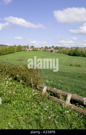 The Cotswold village of Hazleton, Gloucestershire Stock Photo