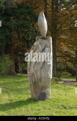 Light of the World Sculpture Sculpture Trail Lake Vyrnwy Mid Wales Stock Photo