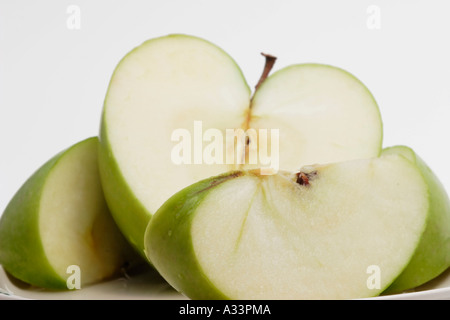 Sliced apple Stock Photo