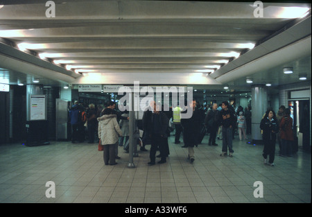 Entrance to Paddington underground station London Stock Photo