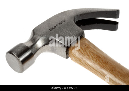Hammer on a white background Stock Photo