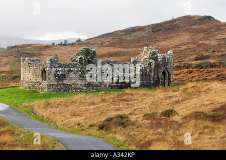 14th C. Loch Doon Castle, originally known as Castle Balliol beside Loch Doon, East Ayrshire, Scotland, UK Stock Photo