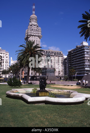 Plaza Independencia Montevideo Uruguay Stock Photo