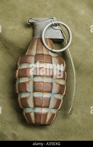 WWII era hand grenade Stock Photo