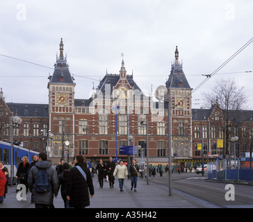 Centraal Station in Amsterdam the Netherlands Stock Photo