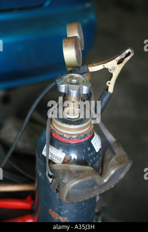 an automechanic at work Stock Photo