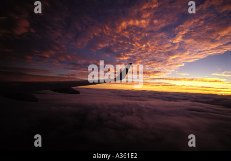 Wing Tip Sunset 0099 Stock Photo