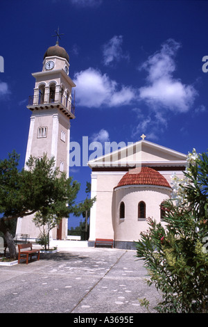 Greek Church Kefalonia Greece Stock Photo