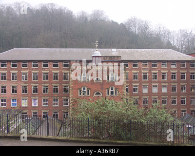 Masson works Sir Richard Arkwright s cotton mill Matlock Bath Derbyshire England Stock Photo